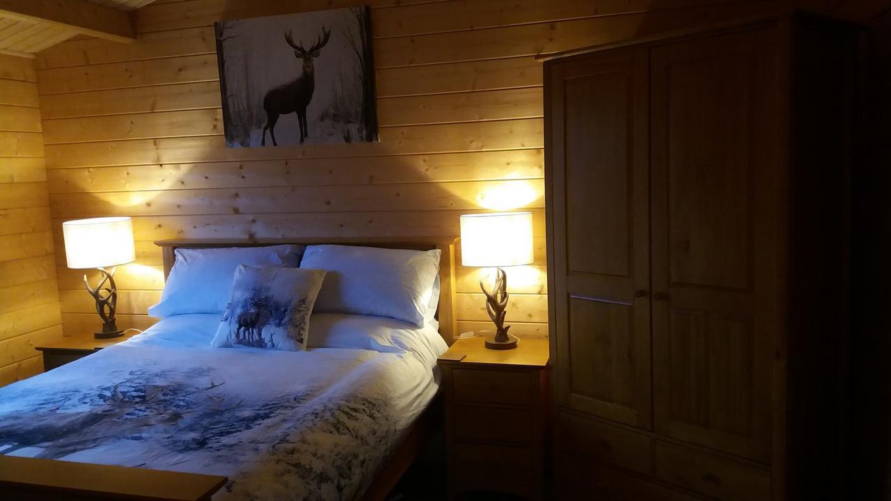 Lochinvar - Highland Log Cabin With Private Hot Tub エイドリー エクステリア 写真